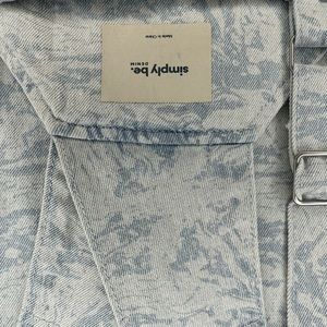 Simply Be Denim Overall Dress